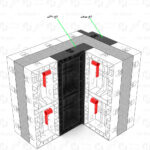 نحوه اتصال قالب‌های پلیمری بتن با استفاده از اهرم